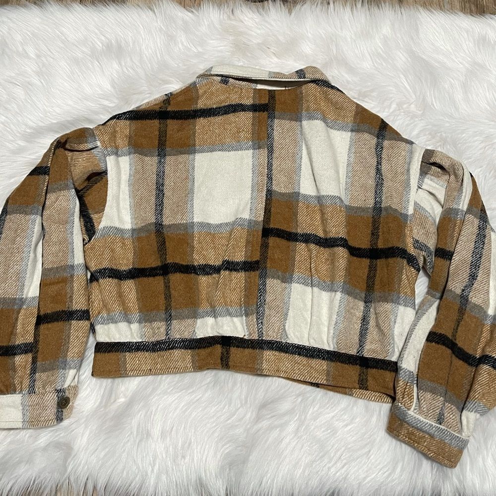 KENDRA Plaid Shacket New - Picture 5 of 10